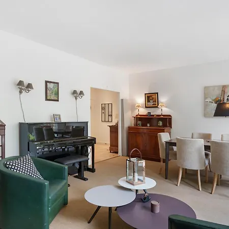 90m2 Sur Jardin Clos Lägenhet *