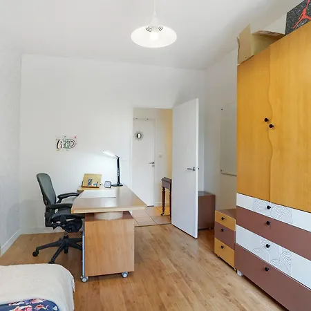 90m2 Sur Jardin Clos Lägenhet *